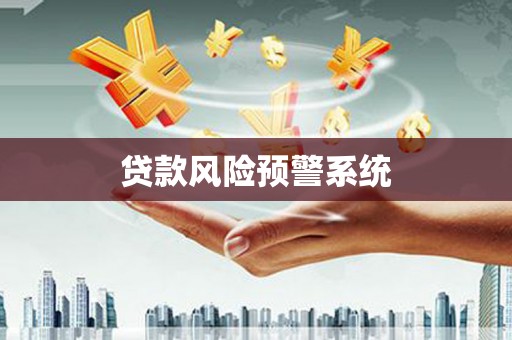 睢宁贷款风险预警系统