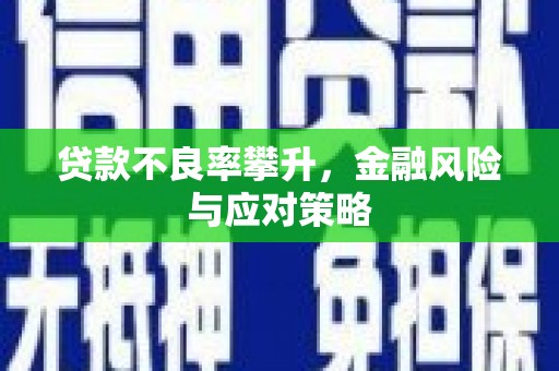 睢宁贷款不良率攀升，金融风险与应对策略